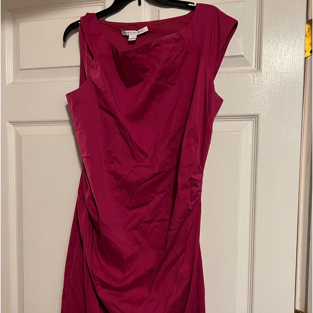 Fuchia Diane Von Furstenberg Dress